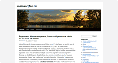 Desktop Screenshot of mainkarpfen.de